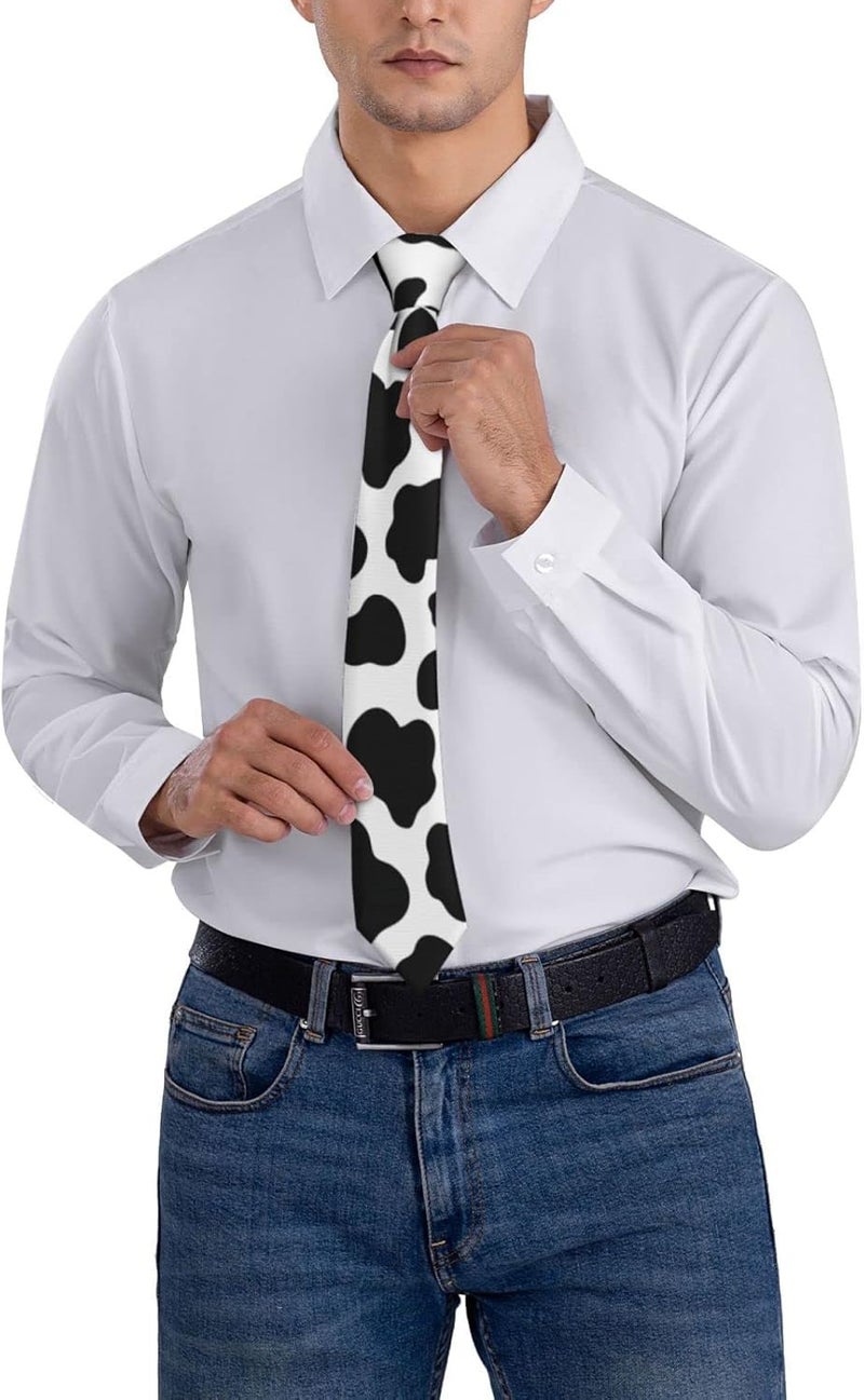 Yilad Tie for Men and Boy Novelty Fun Full Print Men's Necktie Skinny Fashion Narrow Wide - Image 4